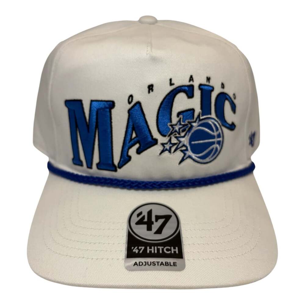 '47 Orlando Magic Hitch Adjustable Snapback Hat White
